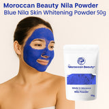 Blue Nila Whitening Powder | Moroccan Beauty Secret for Glowing Skin (50g)