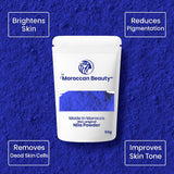 Blue Nila Whitening Powder | Moroccan Beauty Secret for Glowing Skin (50g)