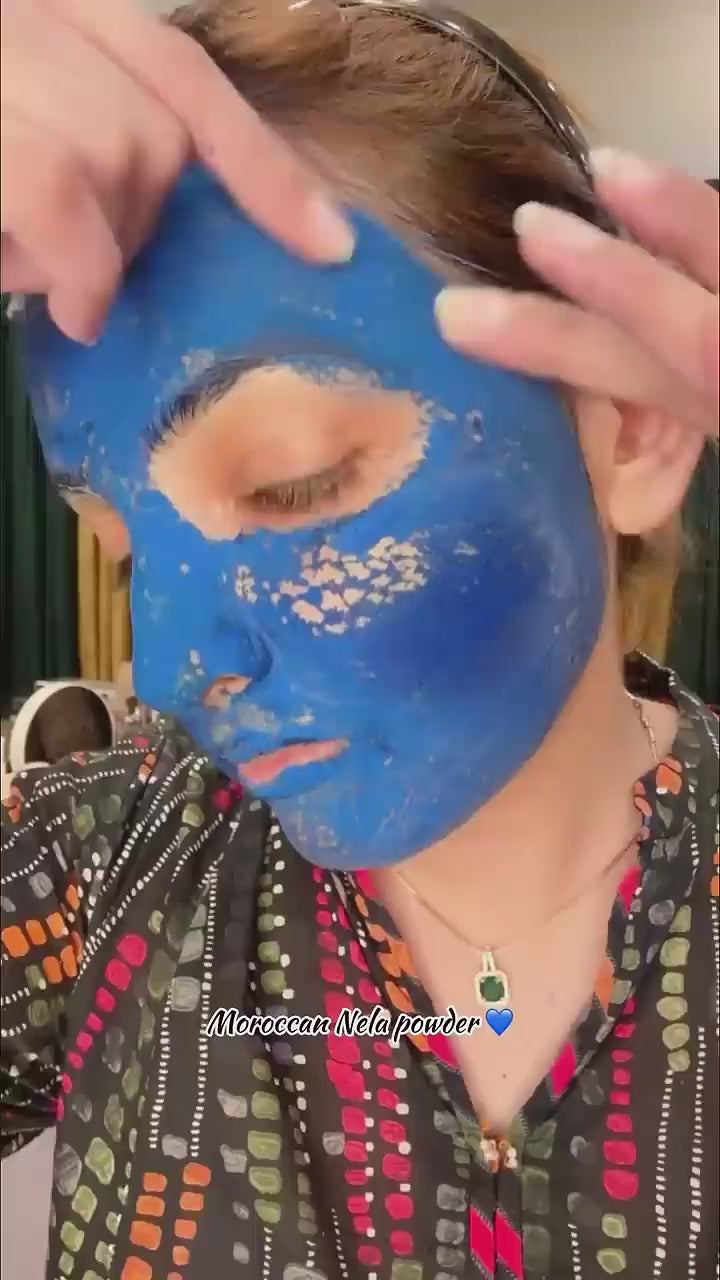 Blue Nila Whitening Powder | Moroccan Beauty Secret for Glowing Skin (50g)
